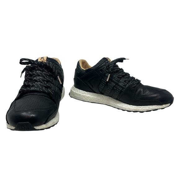 Adidas Consortium Equipment Support 93/16 x Avenue Black Leather Sneakers‎ 9.5 main image 12